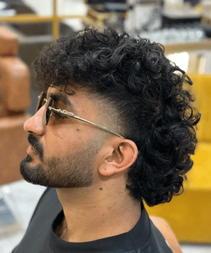 Curly Mullet