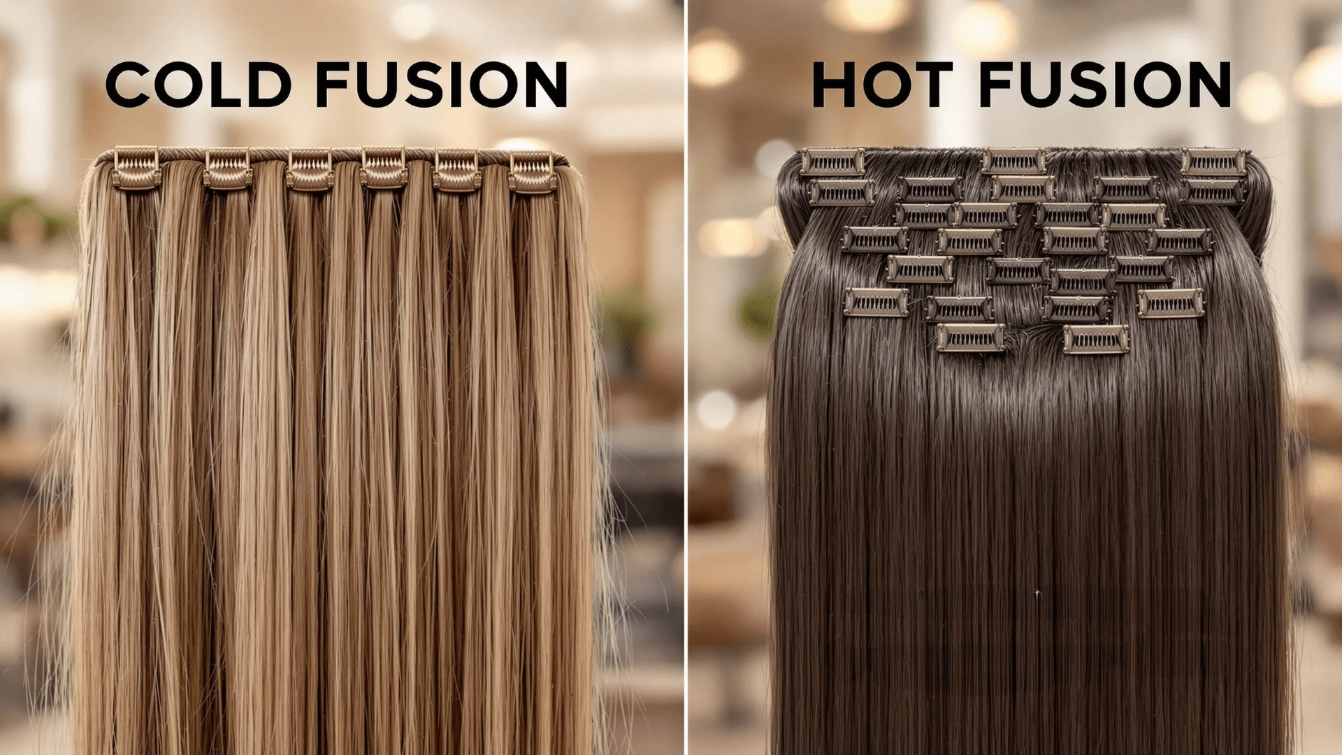 Fusion / Keratin-bond / Cold-bond Extensions