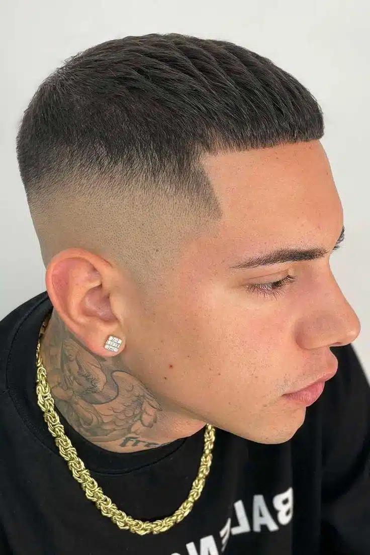 High Fade Buzz Cut