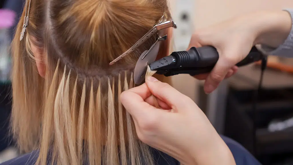 Keratin Bond or Micro K-Tip Extensions