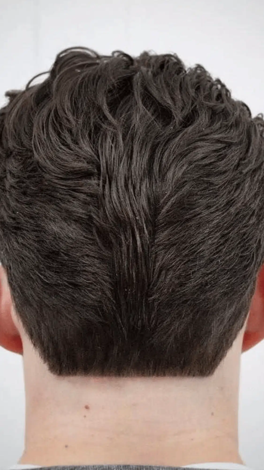 Rounded Back with Layered Cut