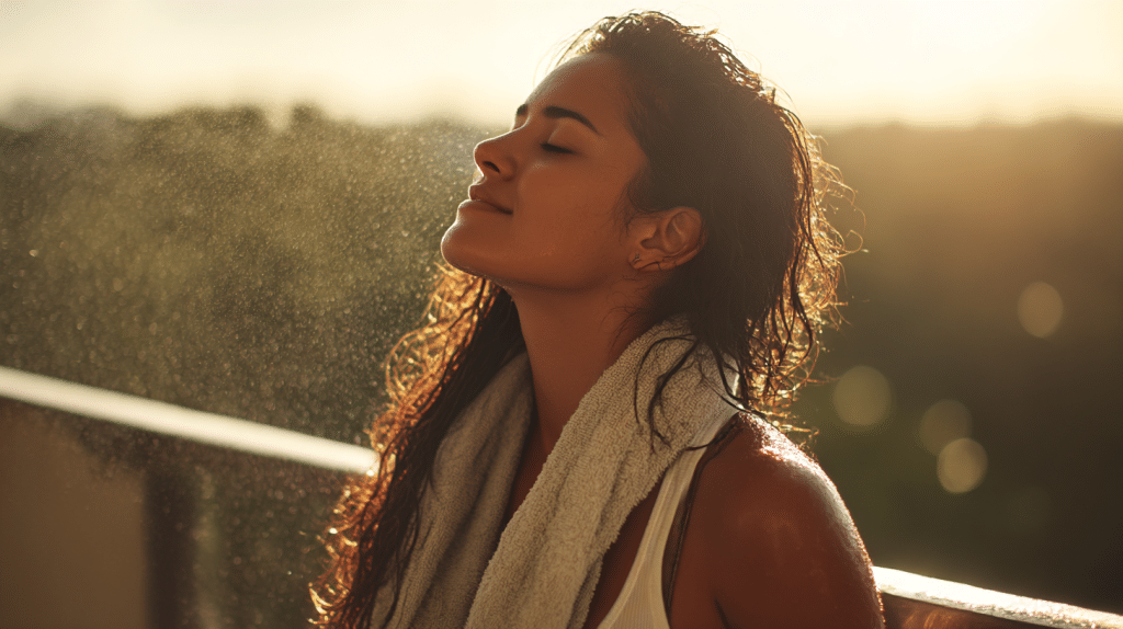 air-drying-hair