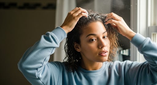 applying-curl-cream