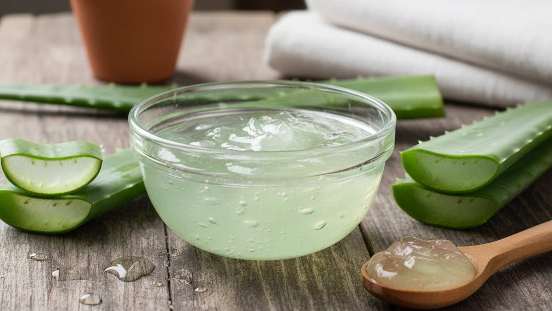 aloe vera gel treatment
