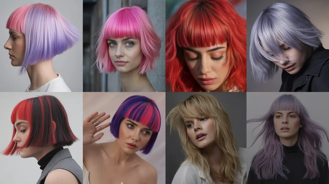 17 trendy color blocking hair ideas