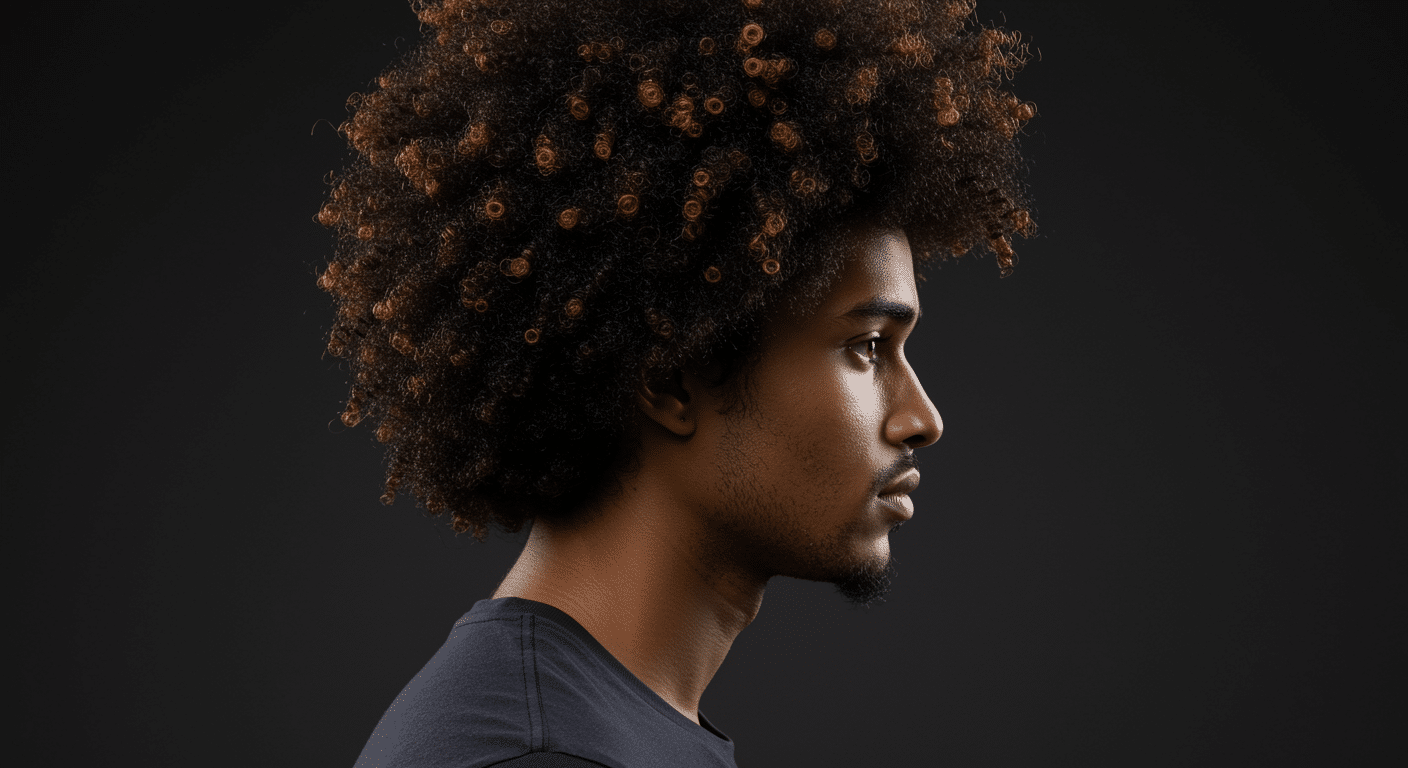 curly afro
