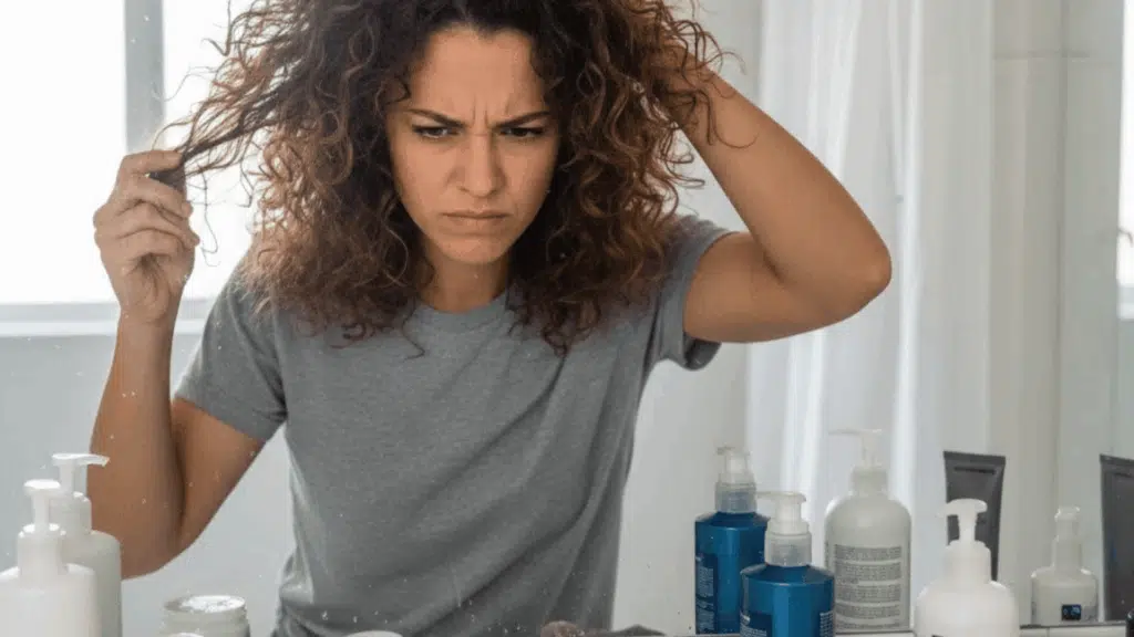 curly hair routine steps