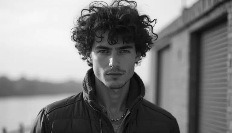 curly hair styles for men