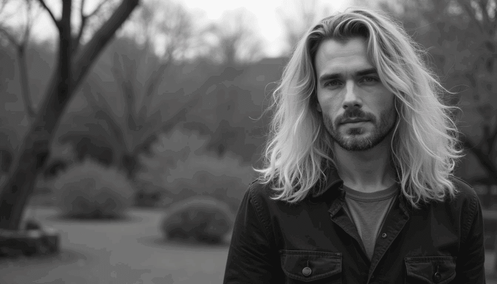 how to style long hair men