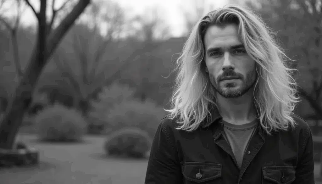 how to style long hair men