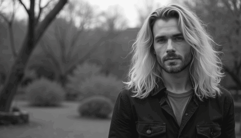 how to style long hair men
