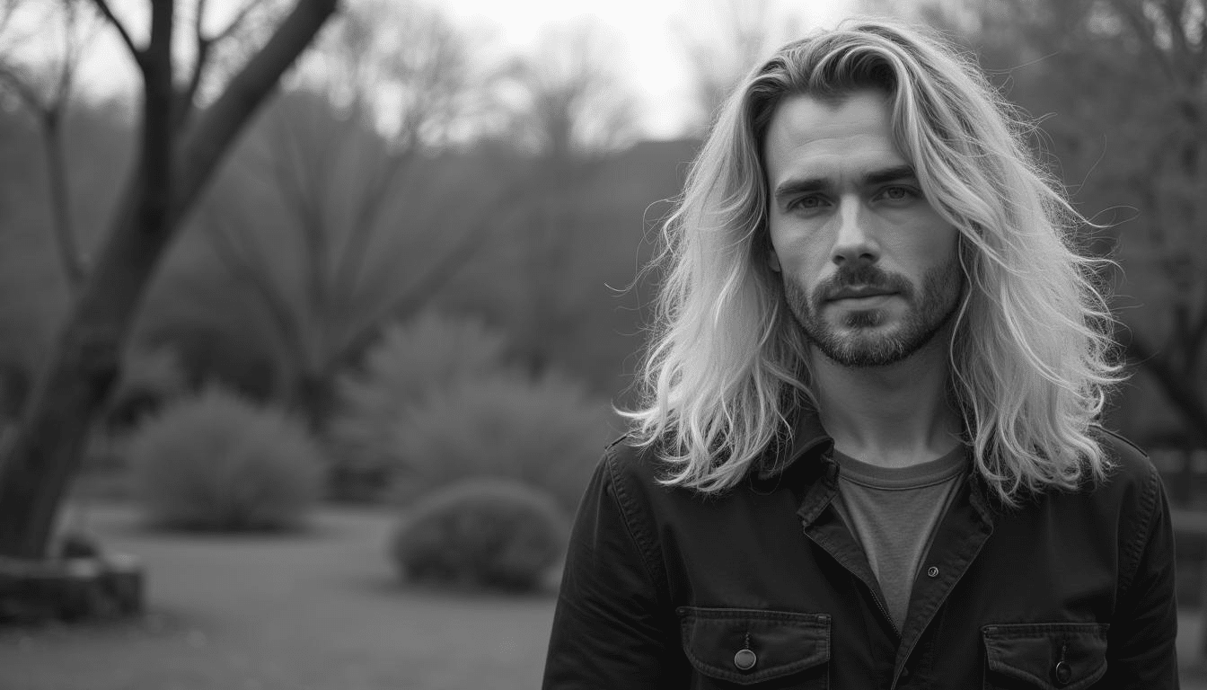 how to style long hair men