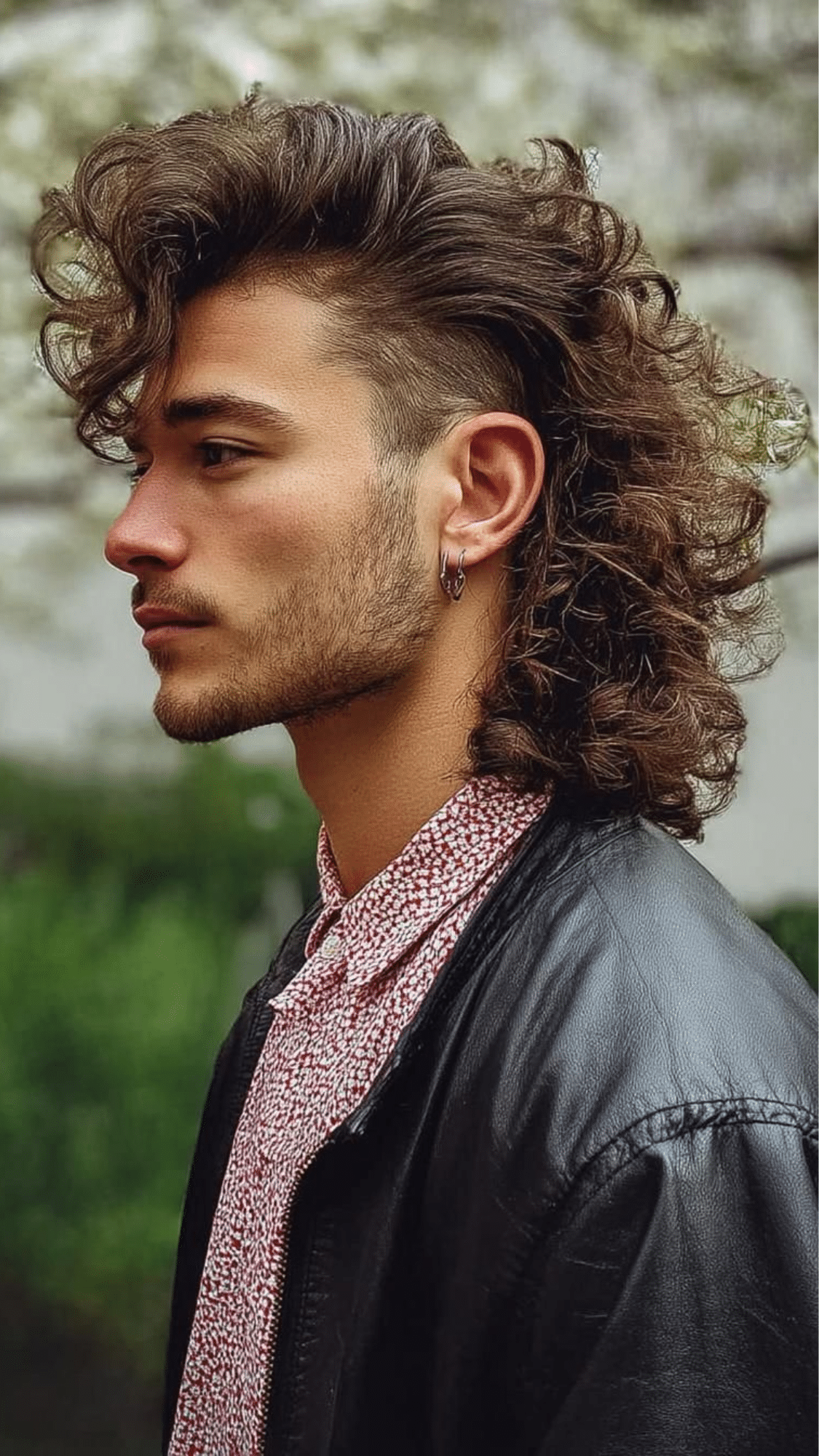 Long Curls with Undercut