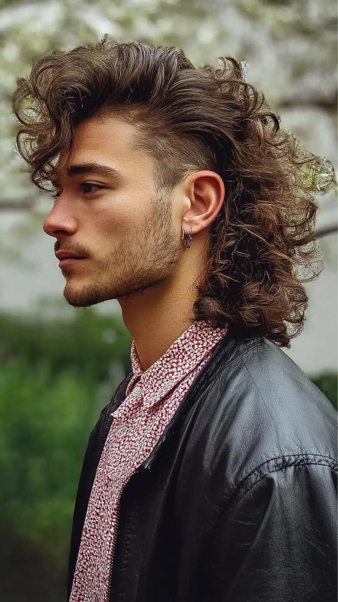 Long Curls with Undercut