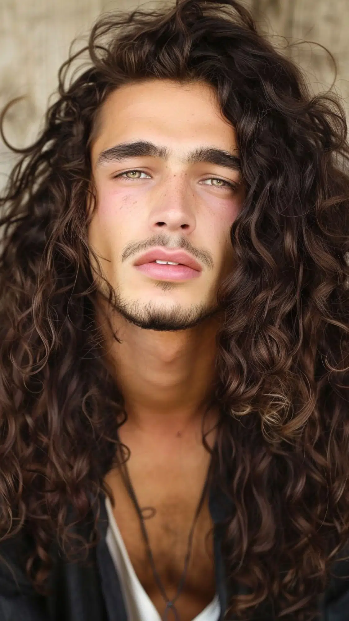 Long Curly Hair Down