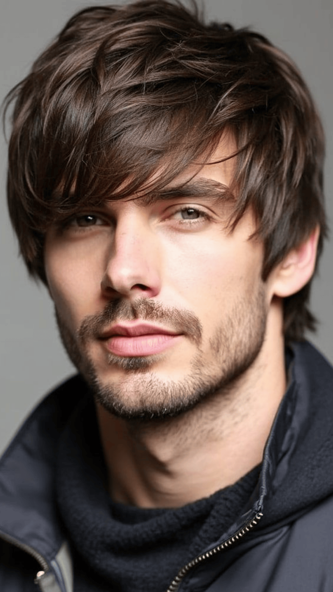 long fringe short back