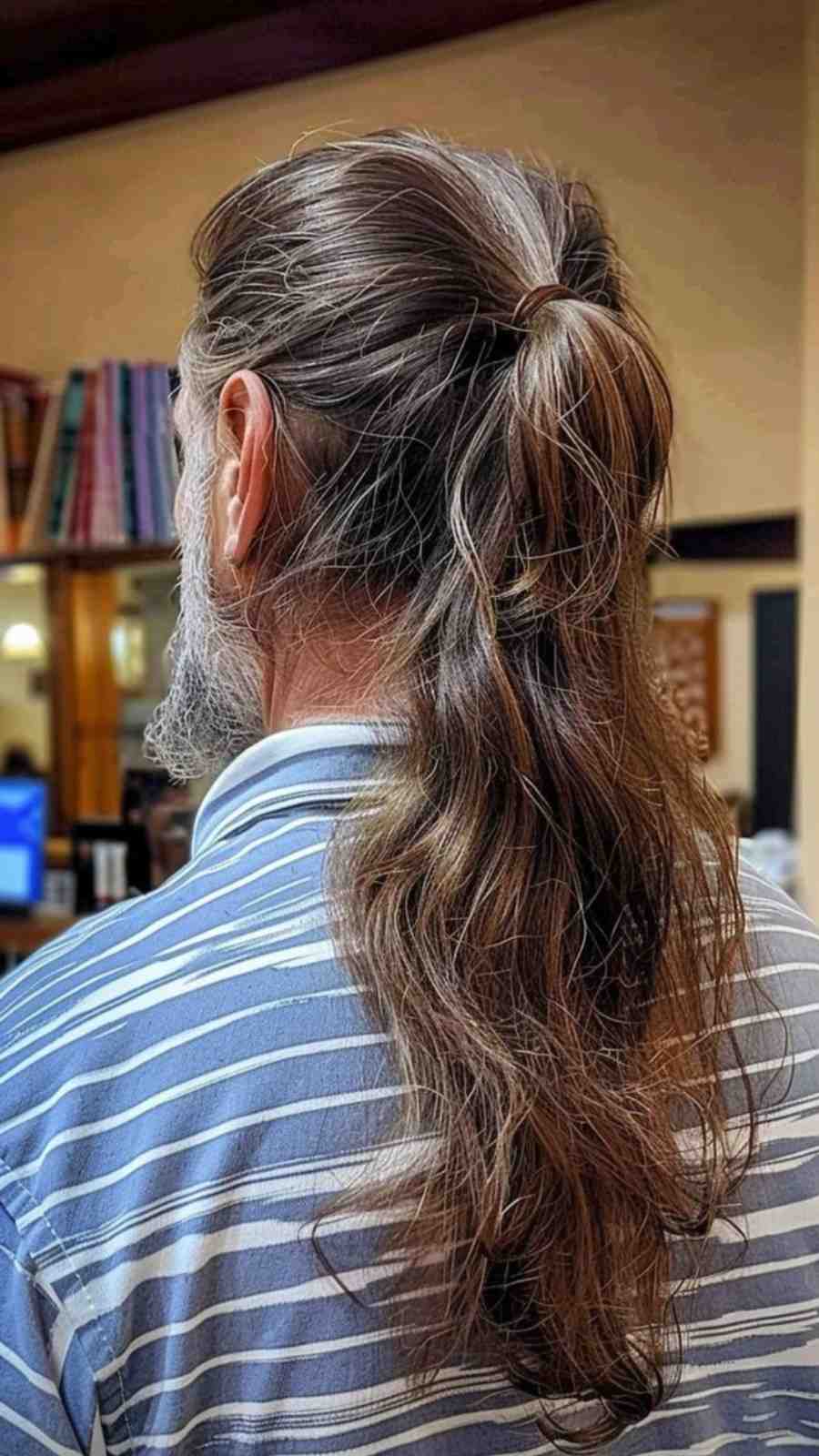 low ponytail
