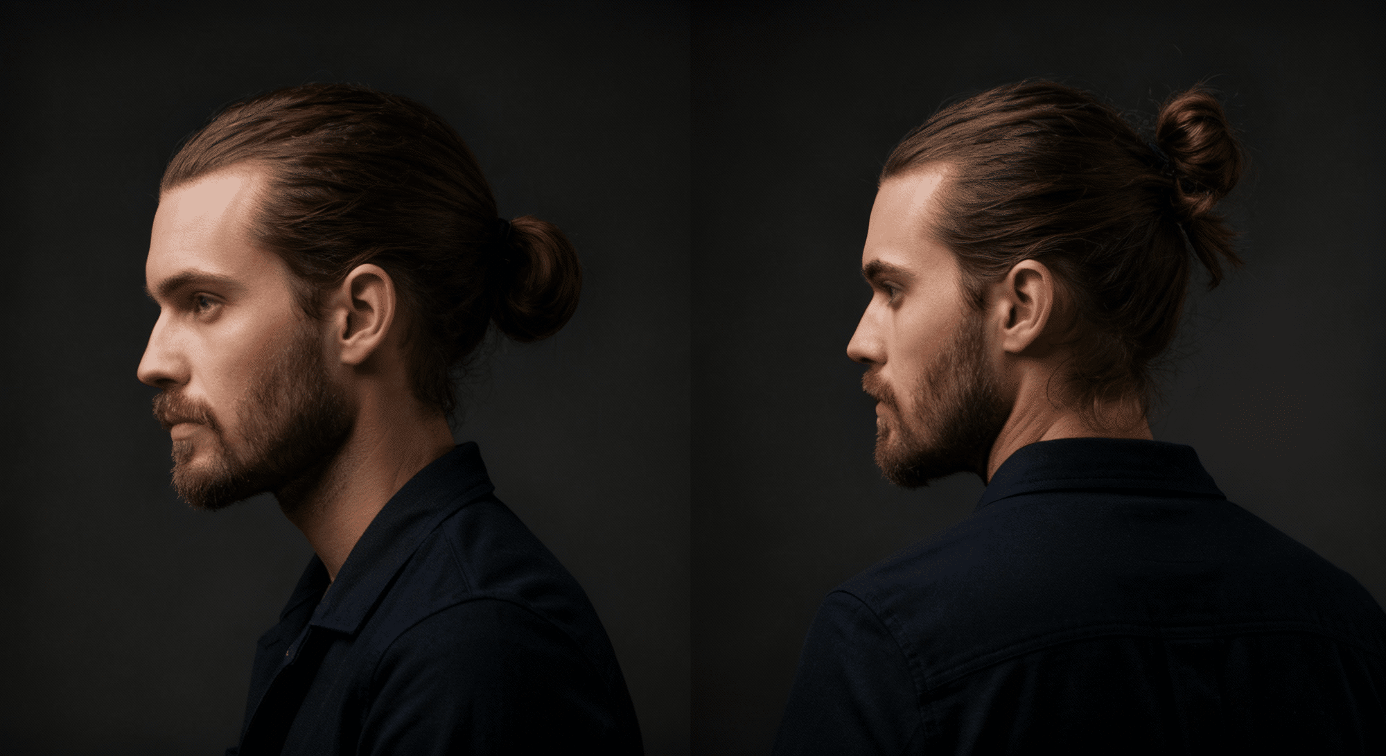 man bun