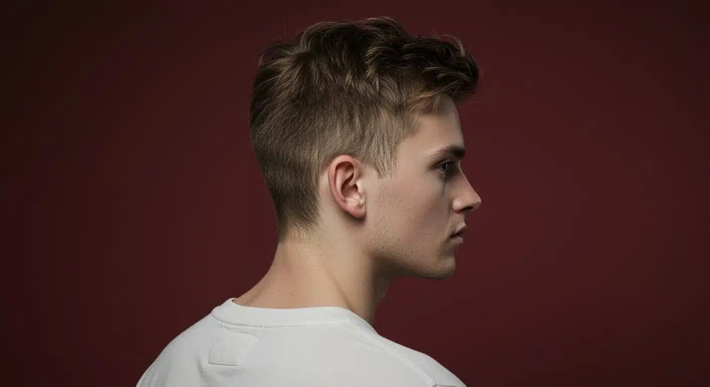 messy buzz cut fad