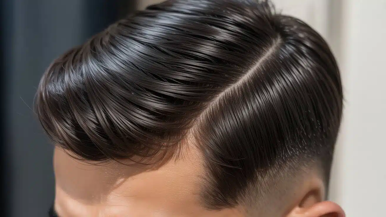 slicked back undercu