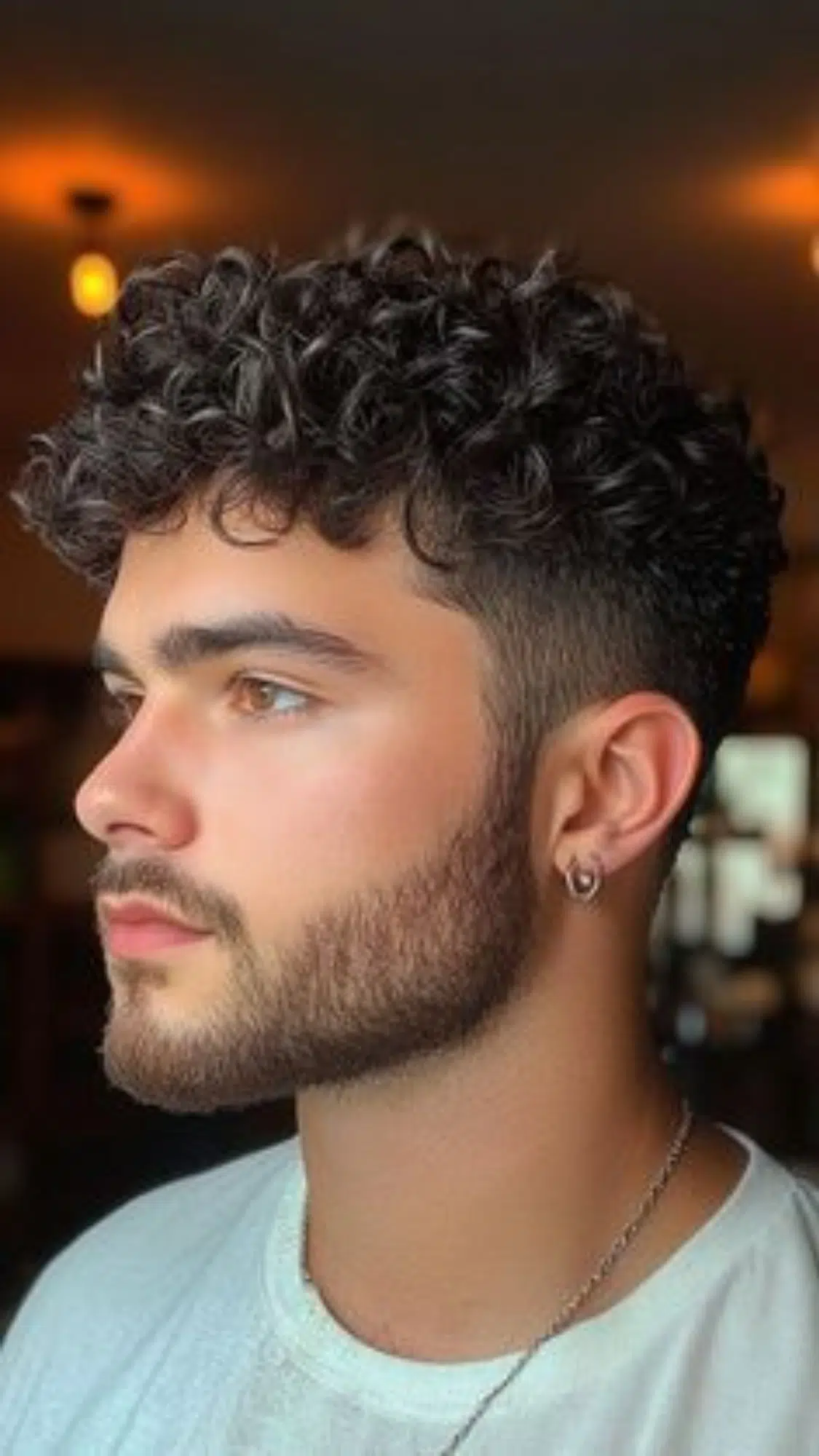 tapered curls