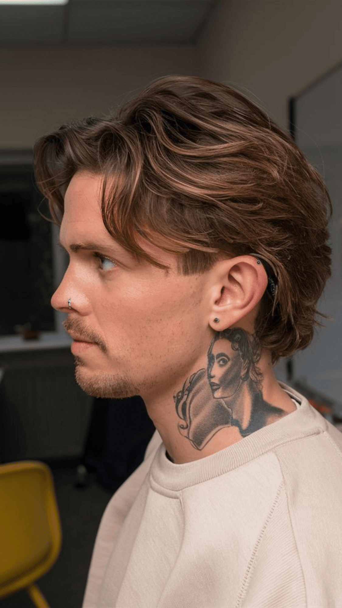 tapered sides with volume