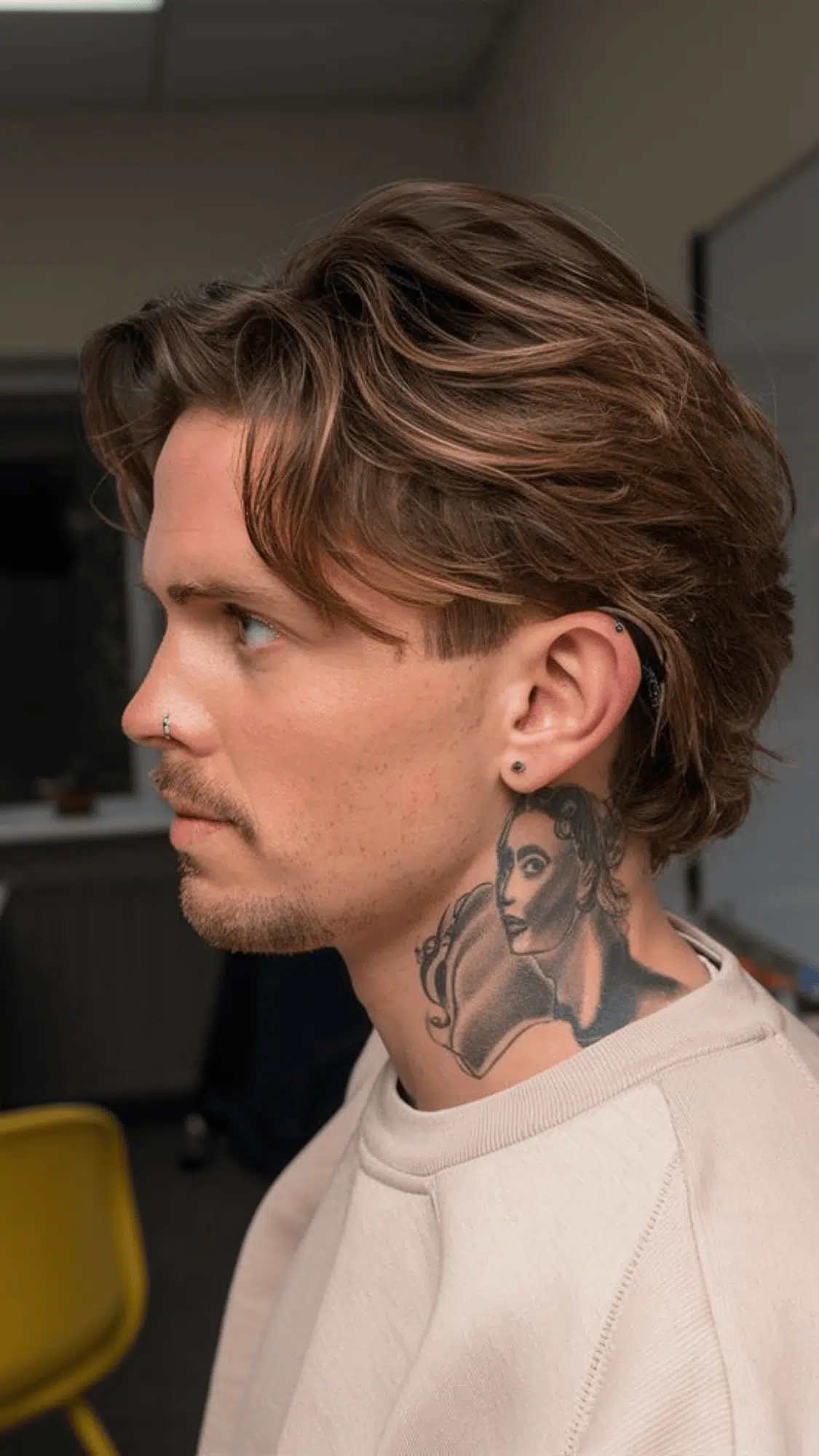 tapered sides with volume