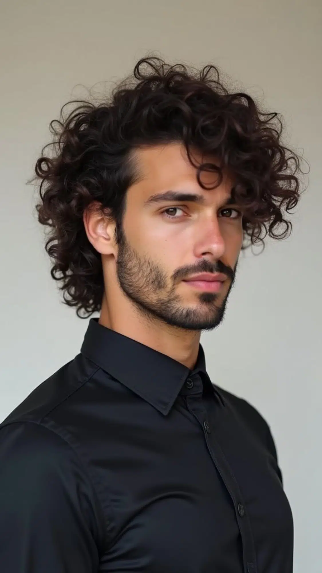 Tousled Medium Curls