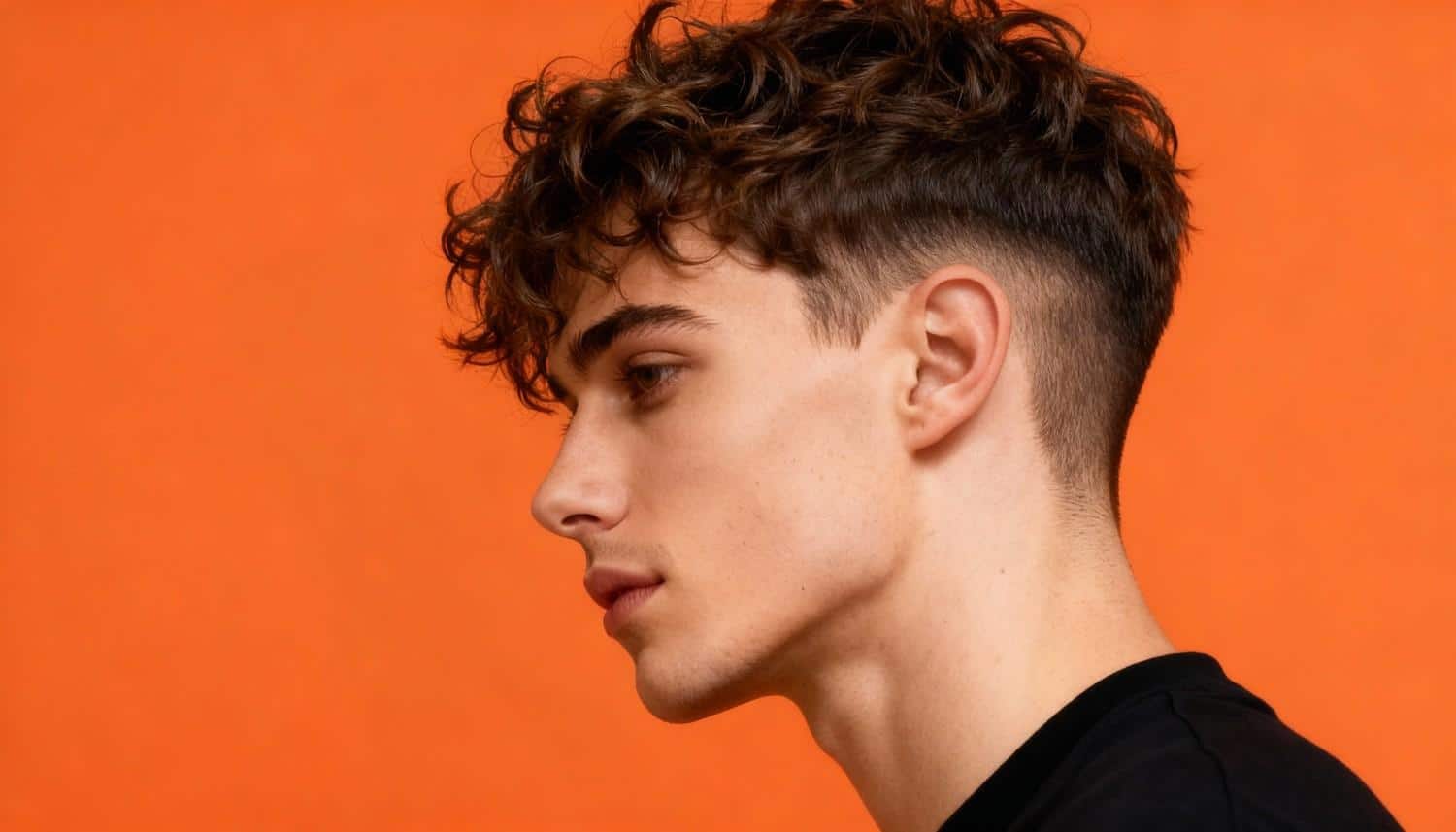 tousled short curl