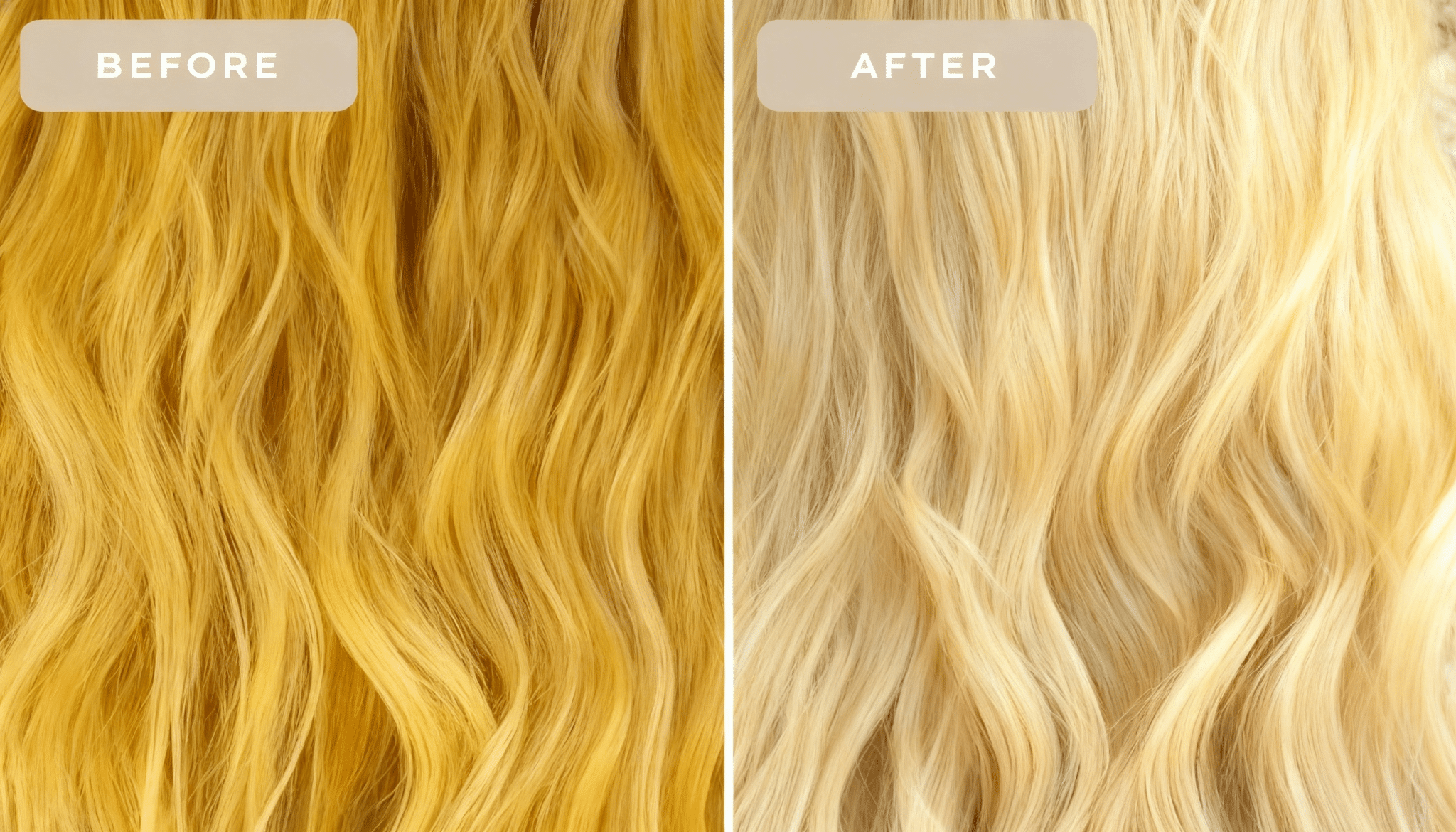 what to expect purple shampoo before and after