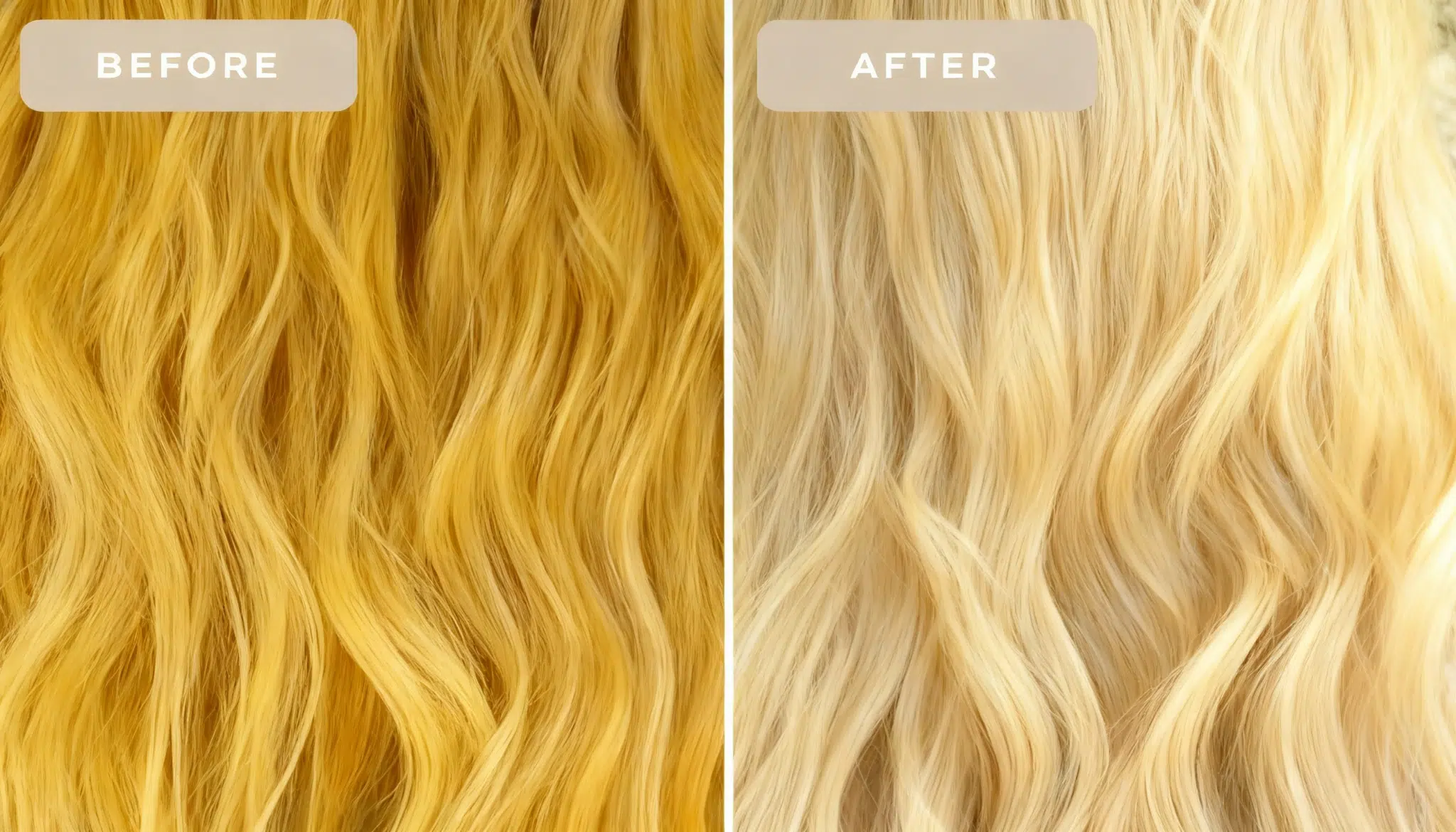 what to expect purple shampoo before and after