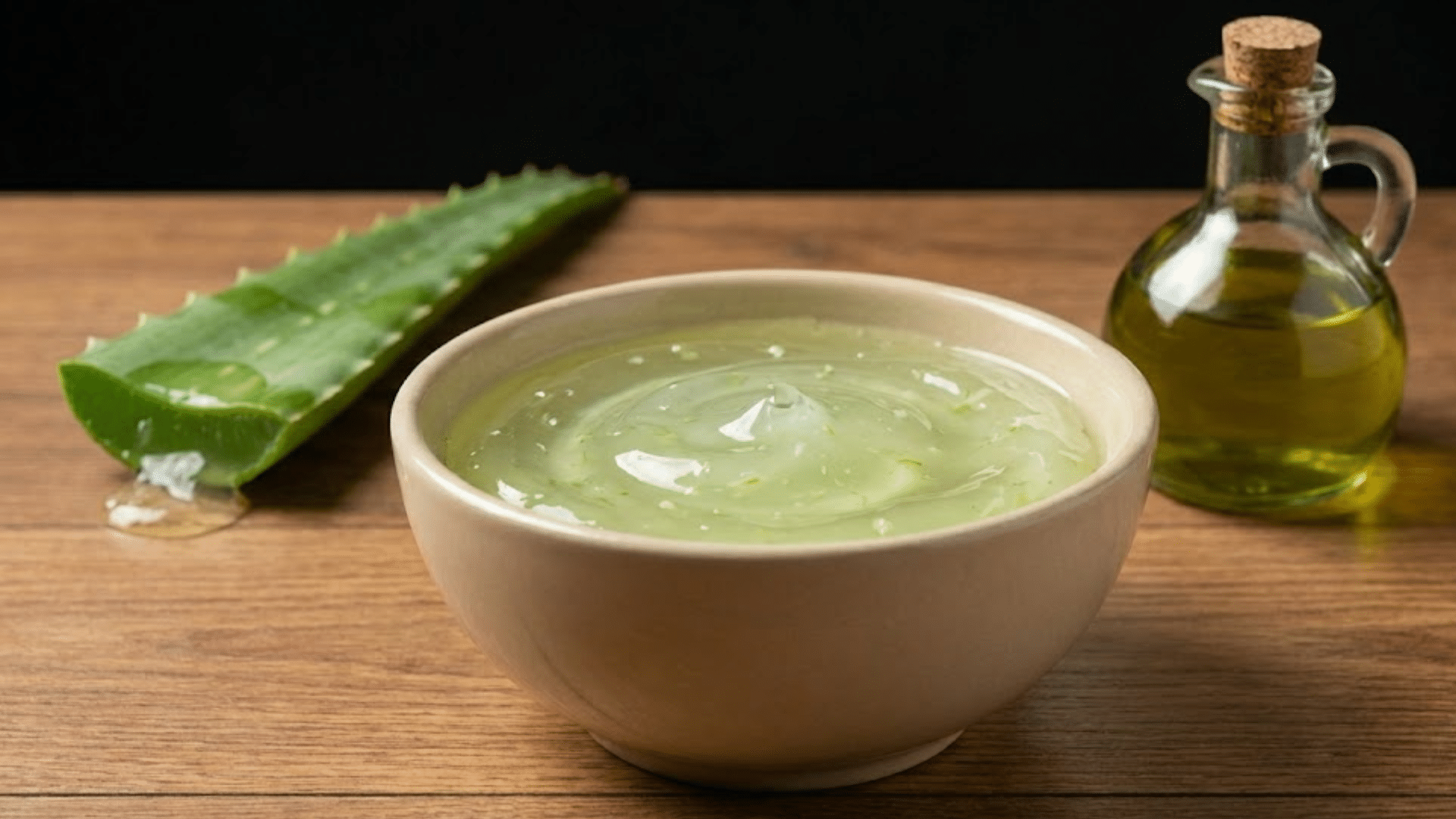 aloe vera and olive oil treatment