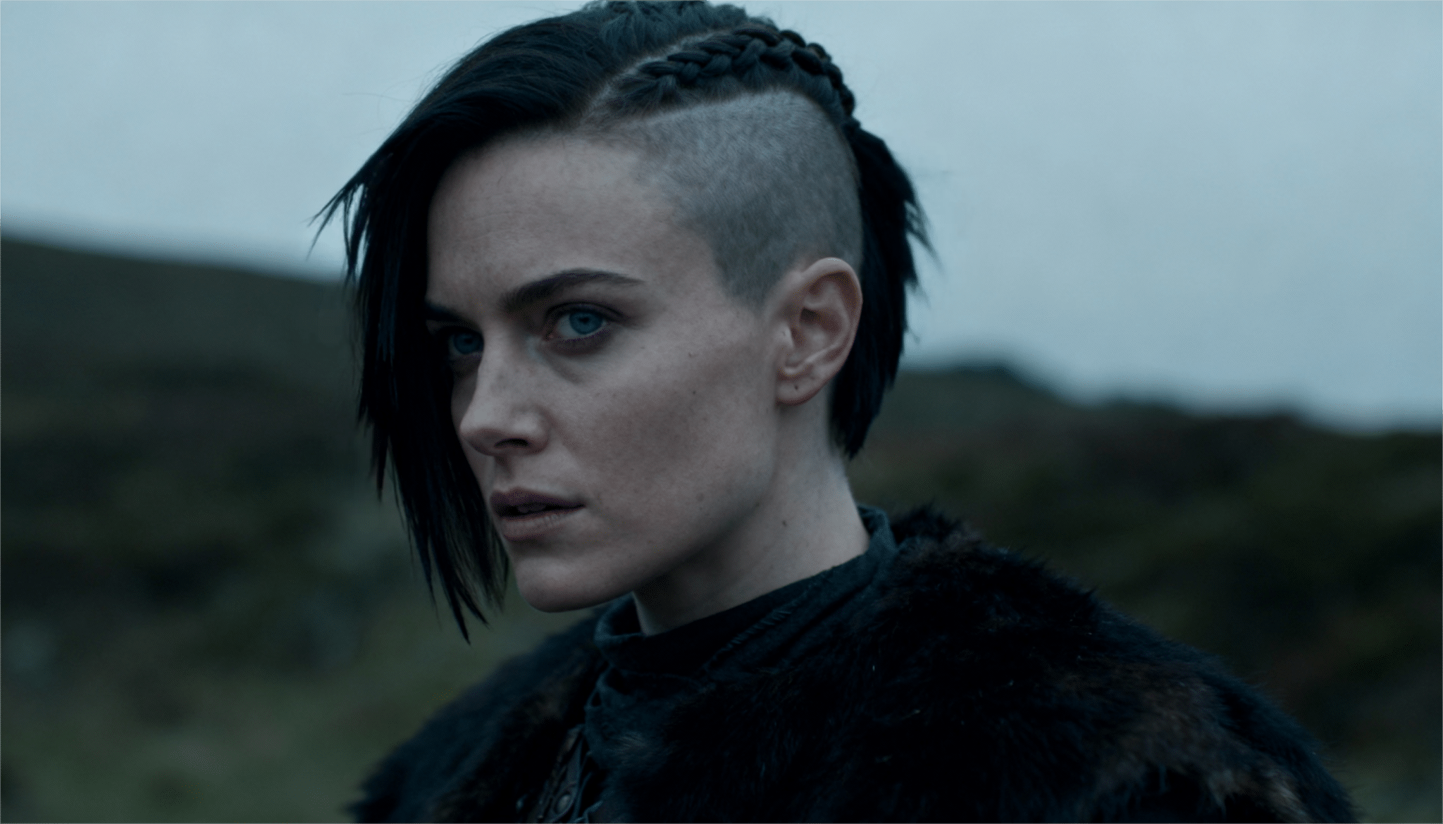 asymmetrical viking cut