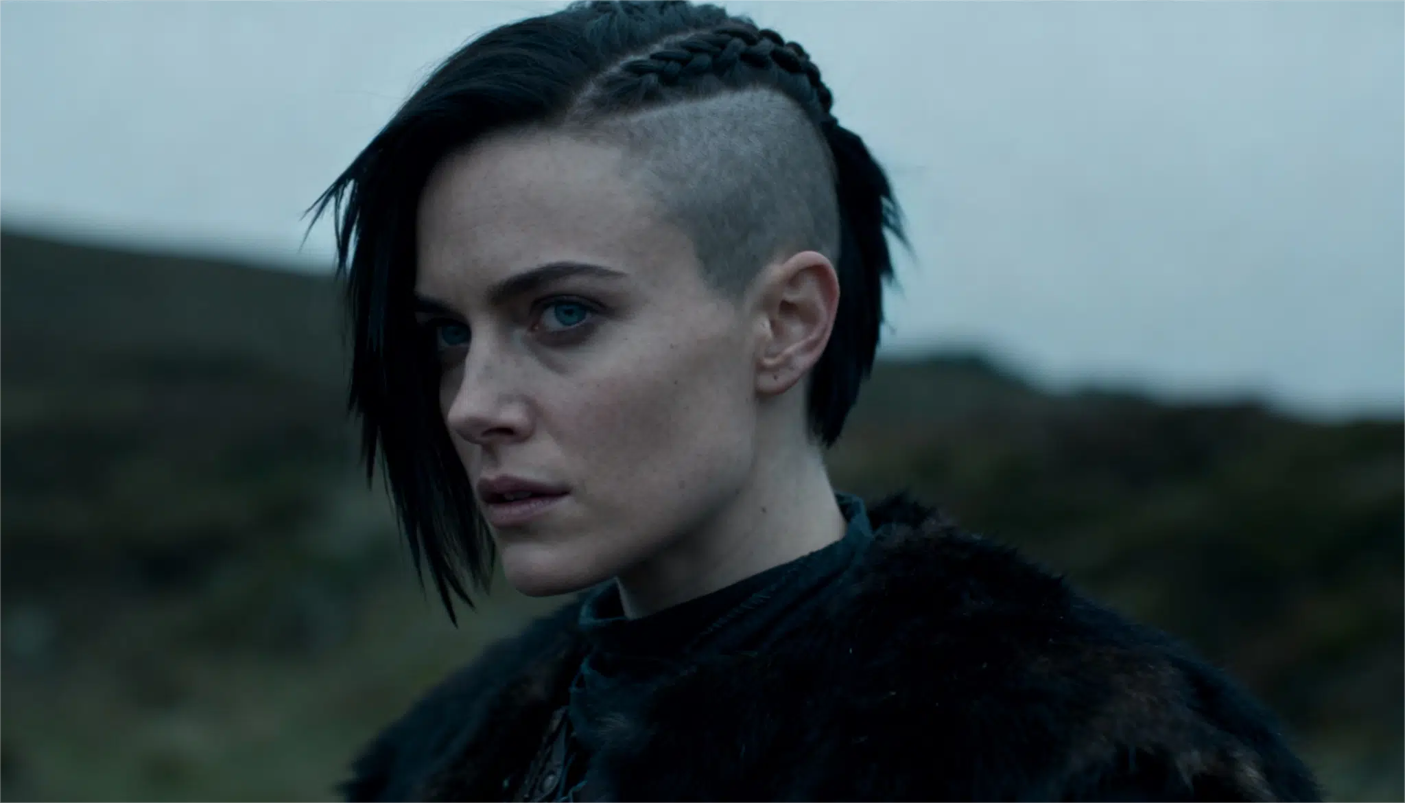 asymmetrical viking cut