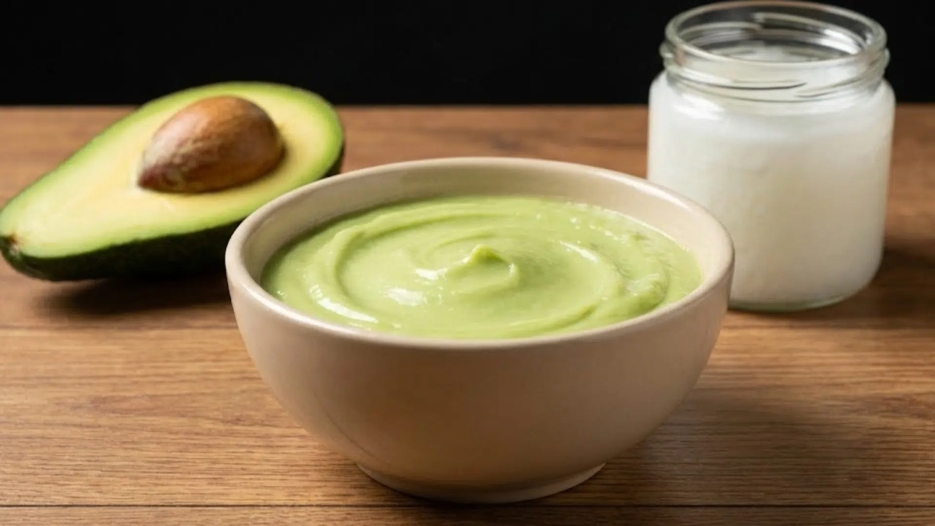 avocado and coconut oil mask
