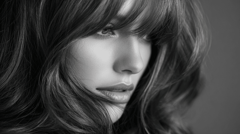 before and after brown hairs with silver highlights