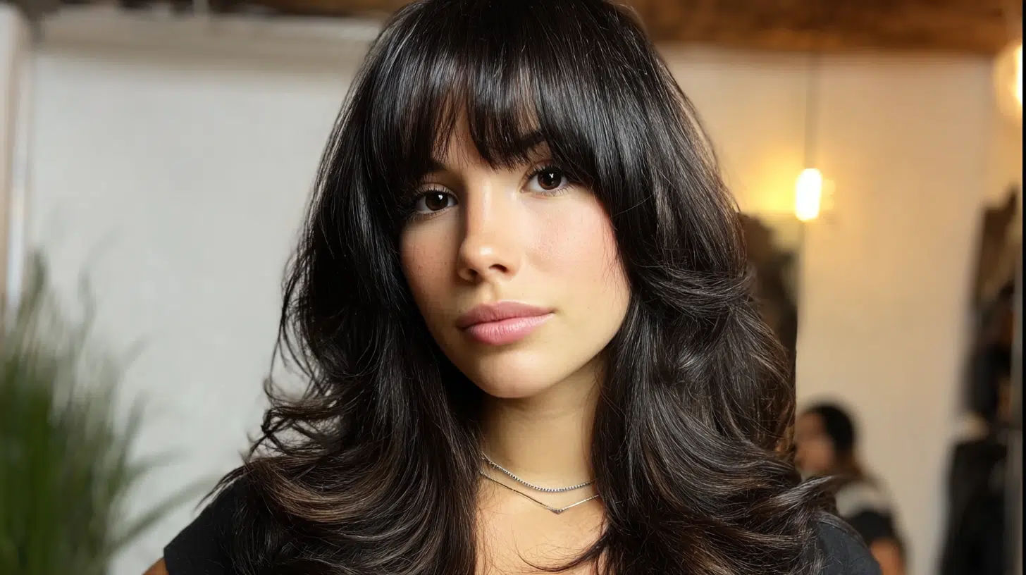 butterfly with baby bangs