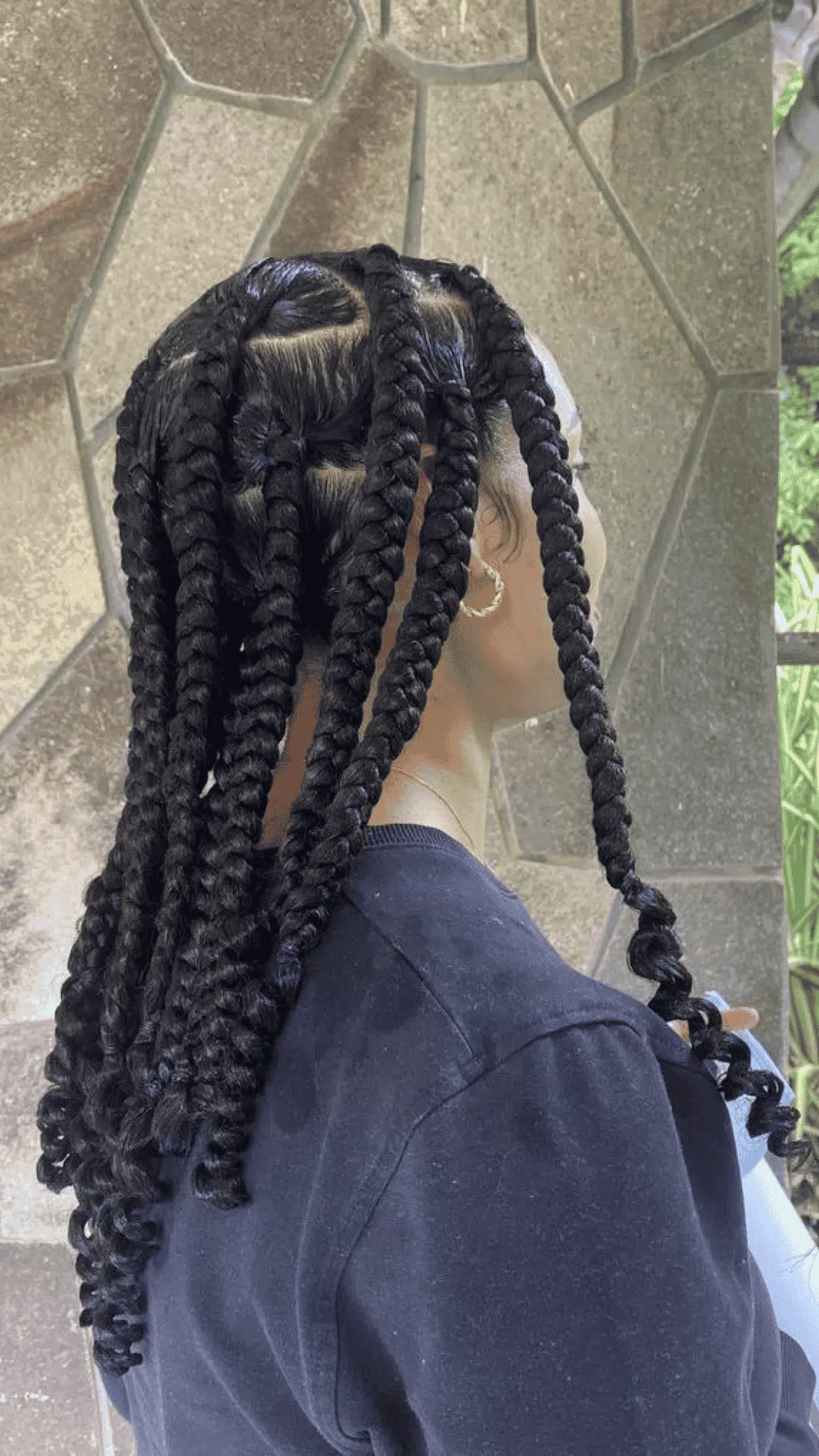 chunky braids