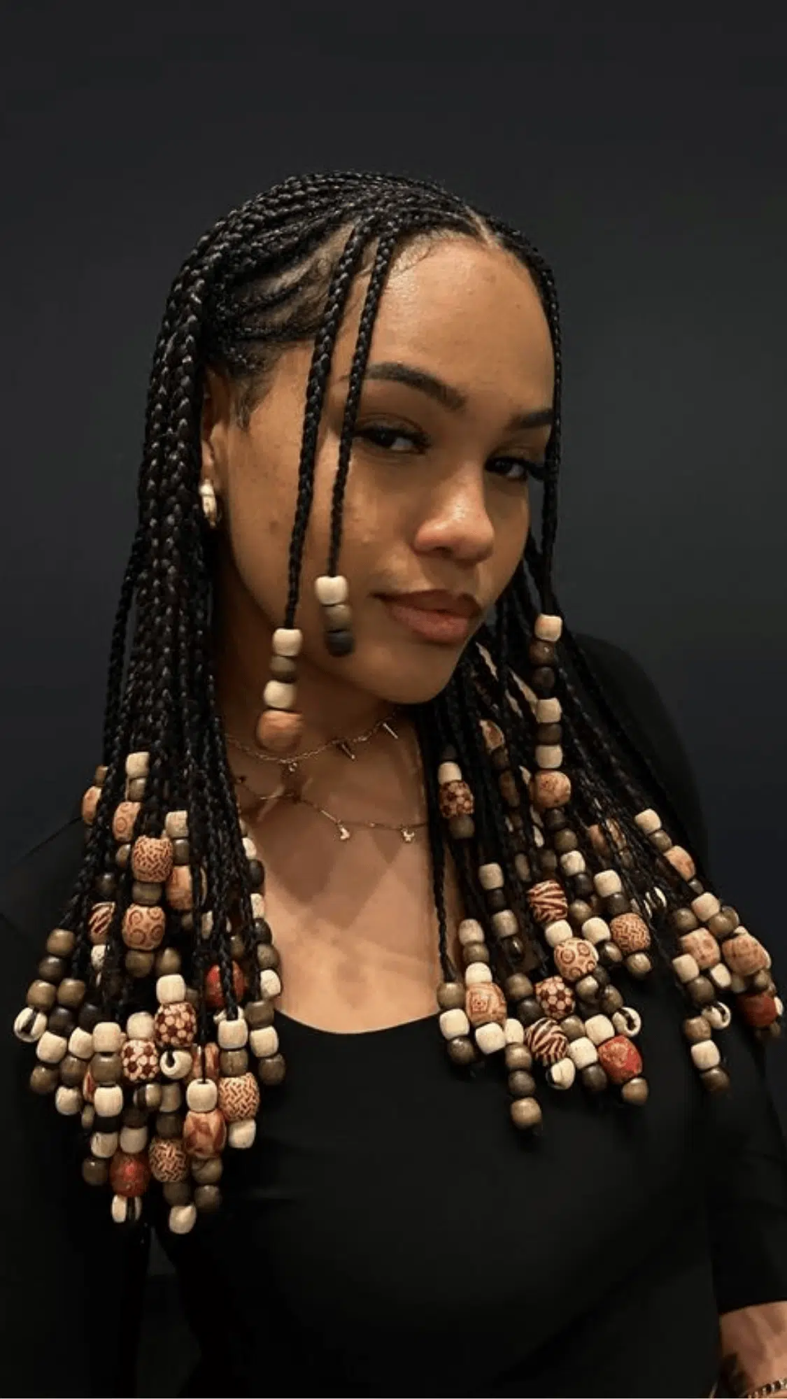 fulani braids with beads