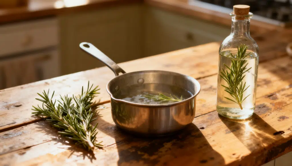how to make rosemary water for hair