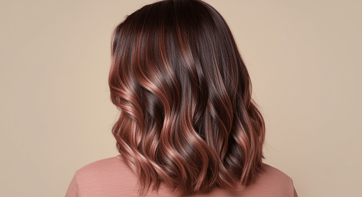 rose gold highlights