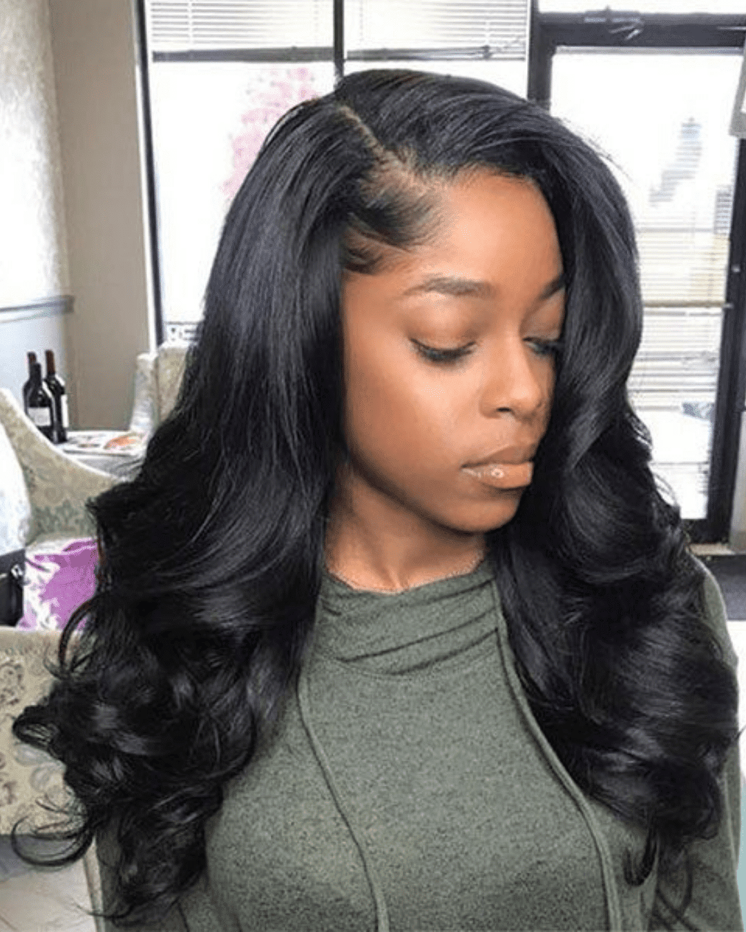 aesthetic hairstyle for oily hair