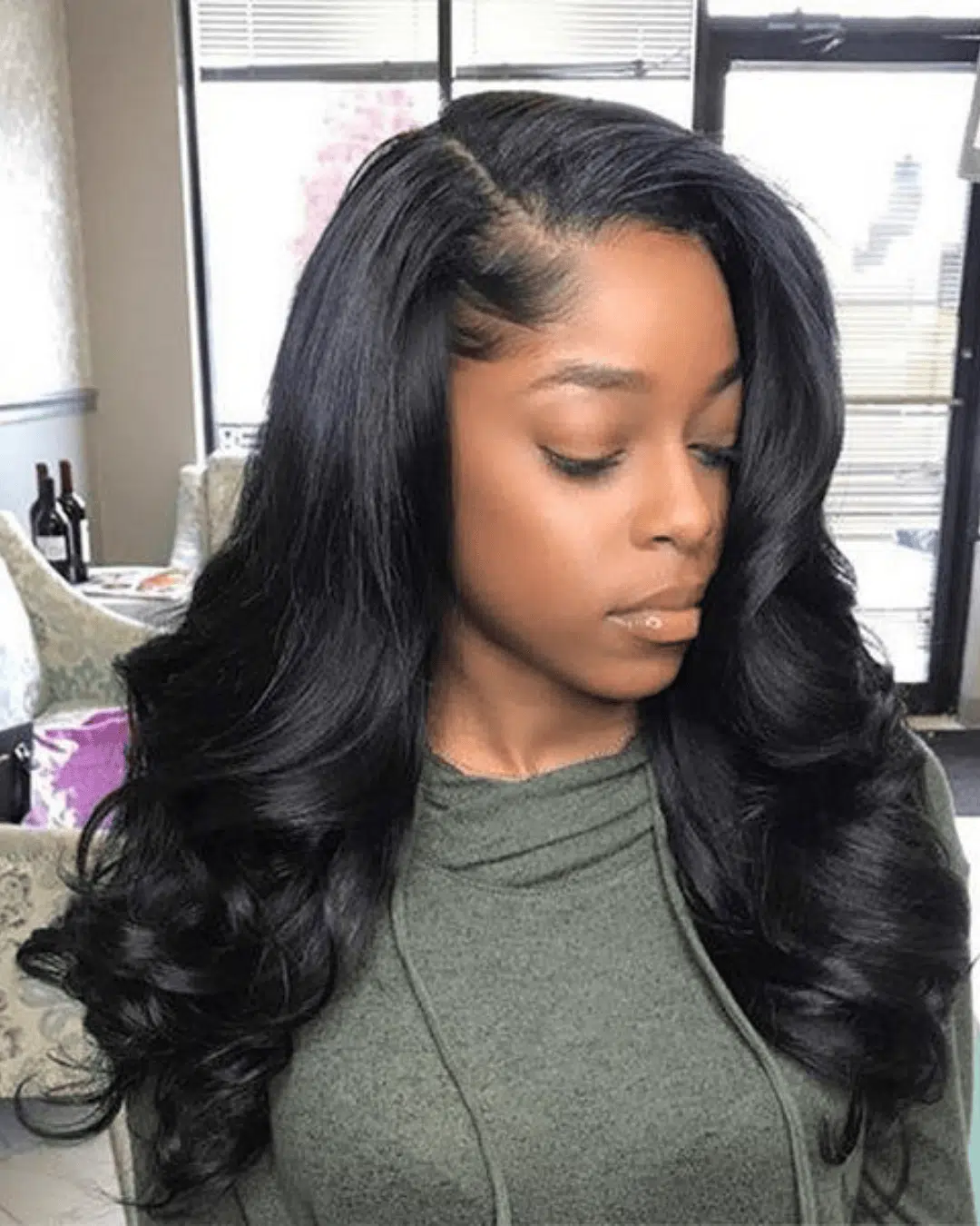 aesthetic hairstyle for oily hair