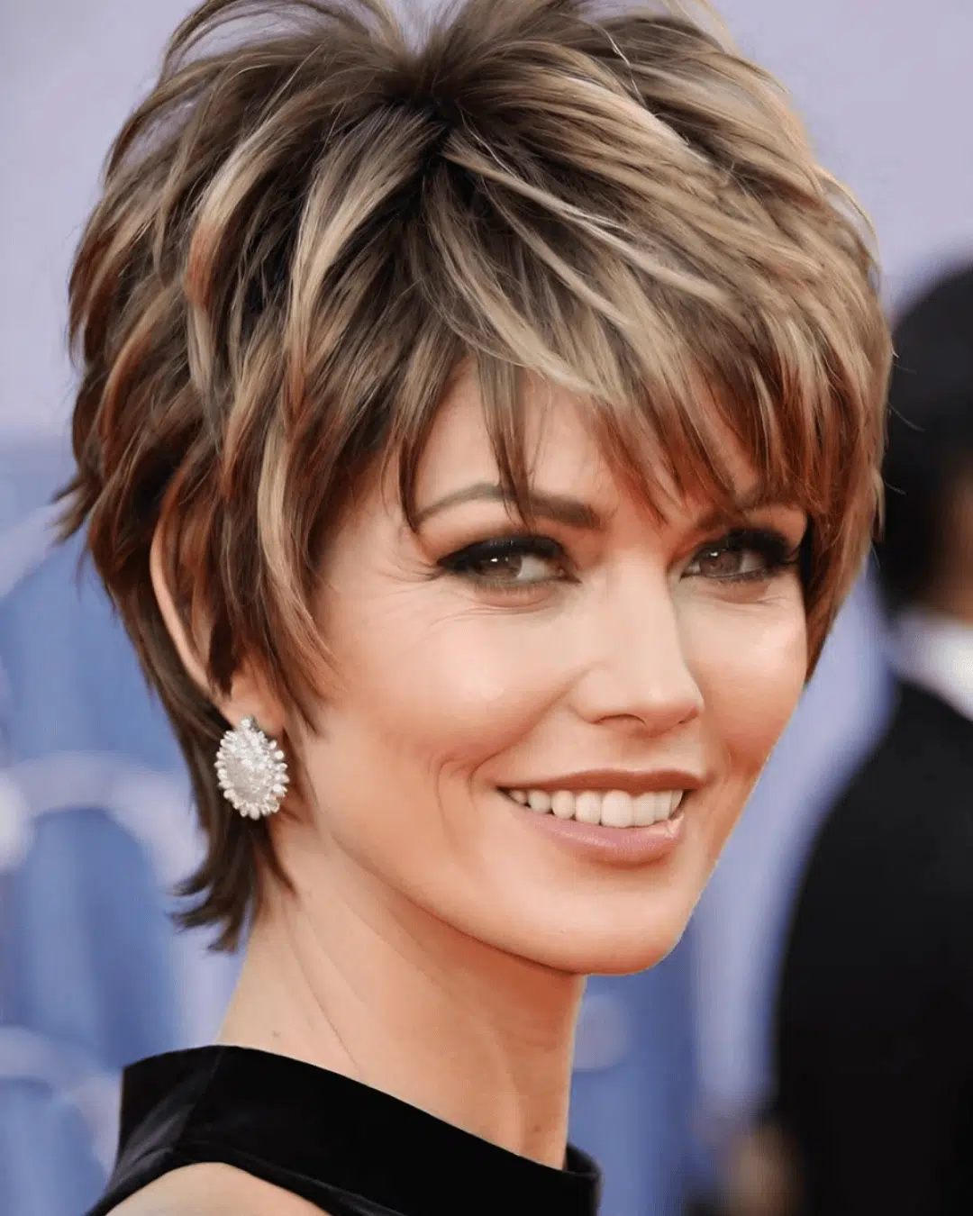 greasy hairstle for medium hair