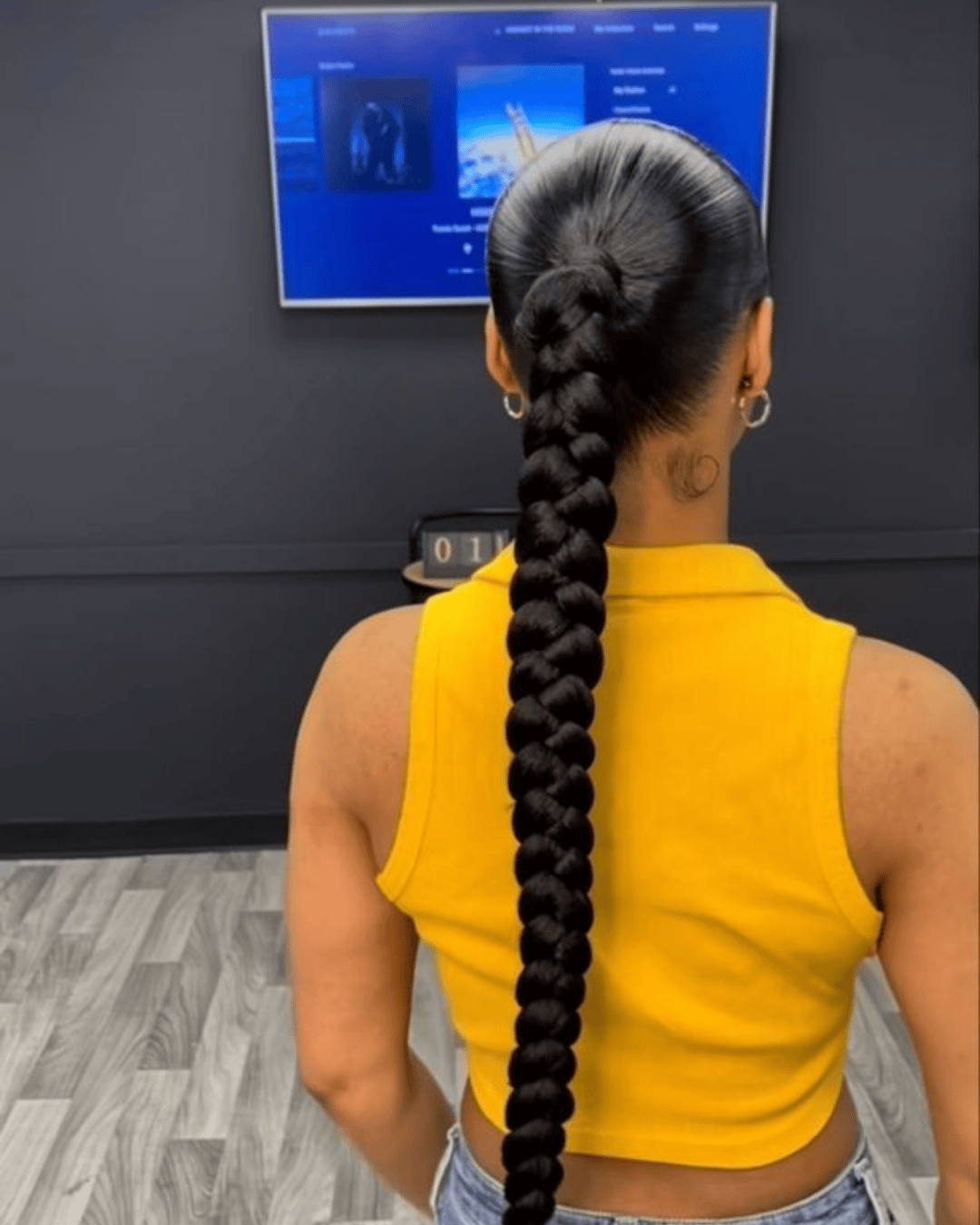 hairstyles for oily hair low braided pony tail