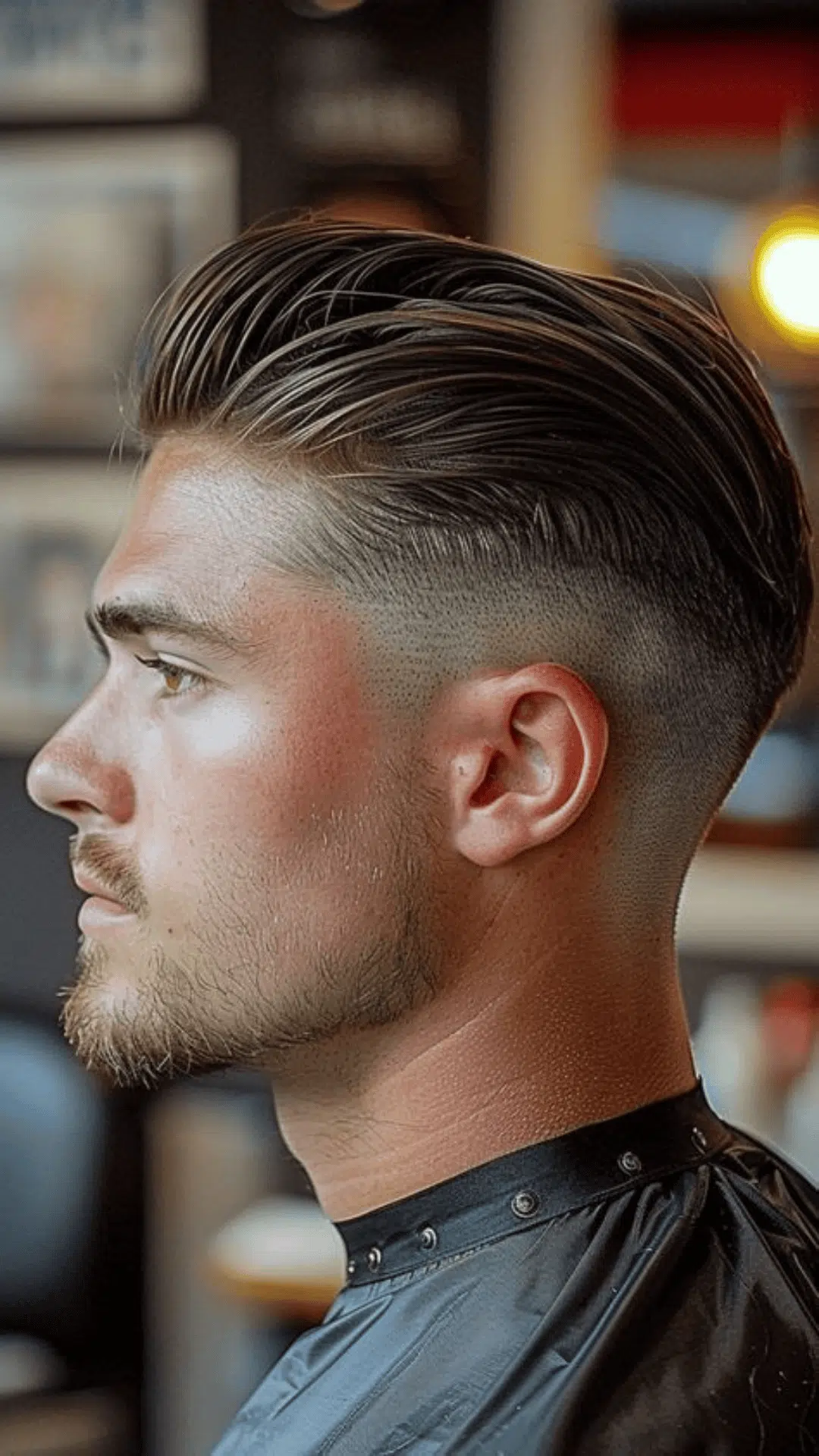 side part with texture