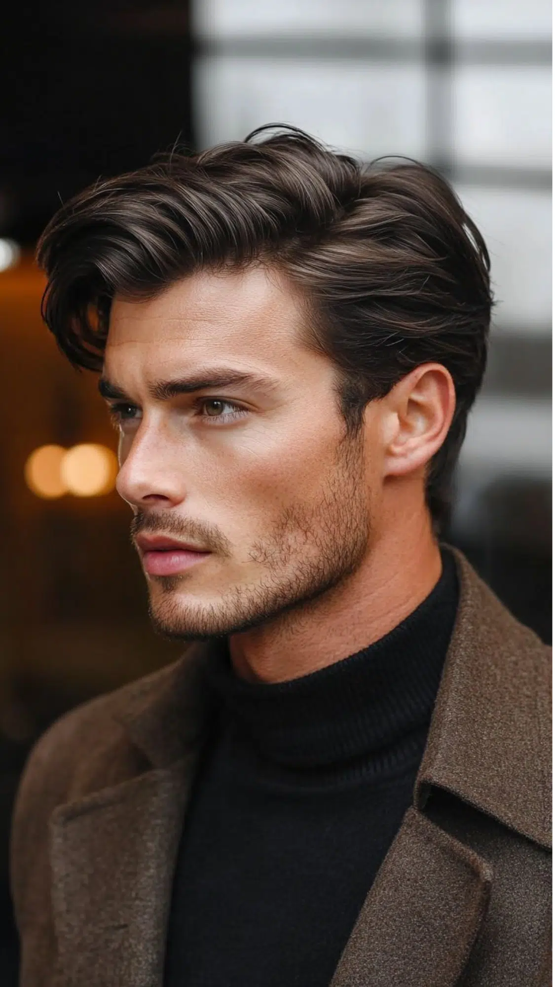 side swept fringe