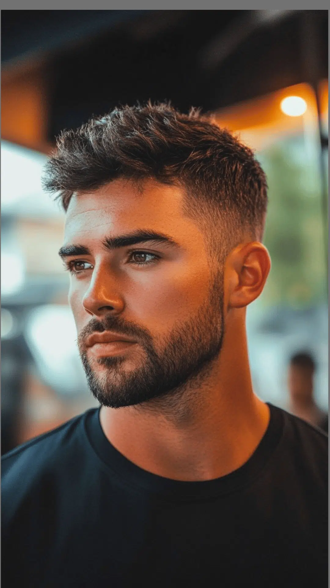 spiky top with short sides