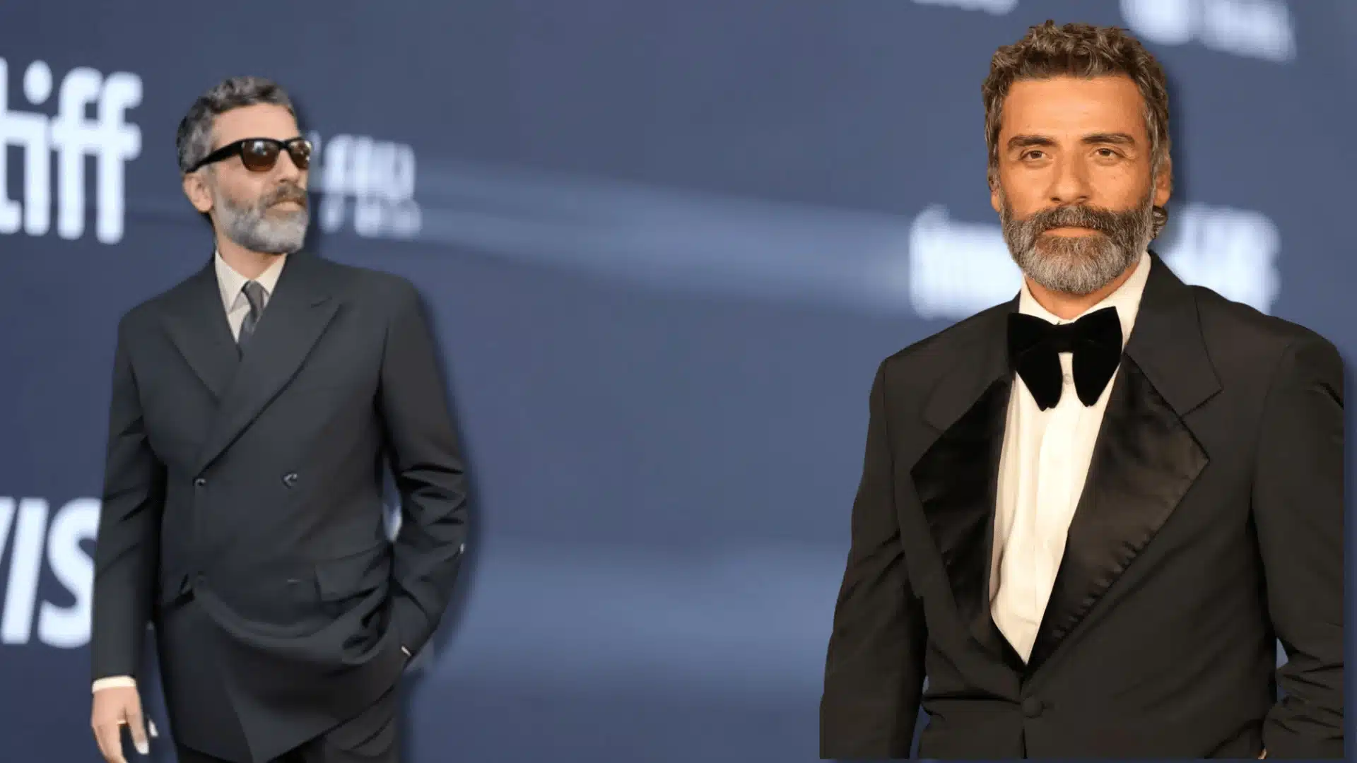 _Oscar Isaac with a subtle mullet-inspired haircut during a press tour