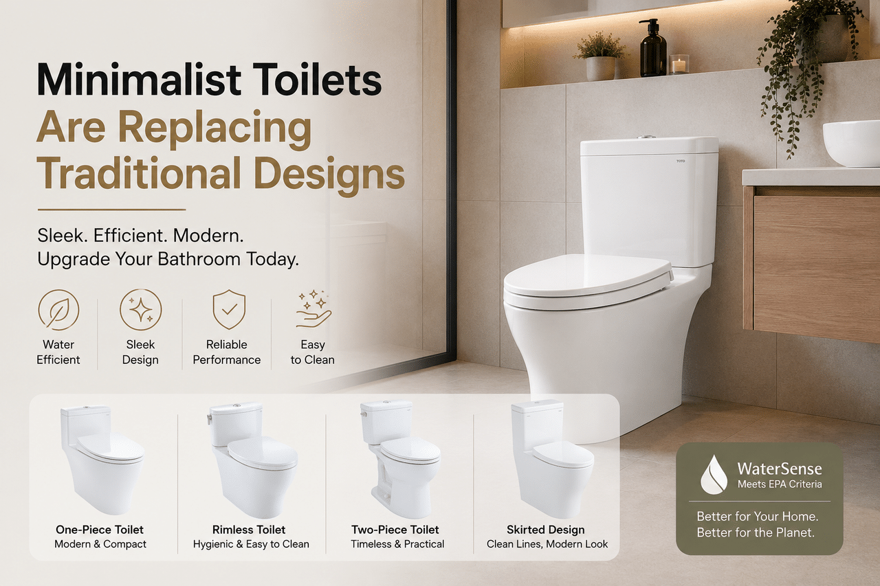 Minimalist Toilets Are Replacing Traditional Designs